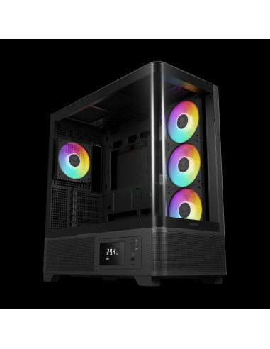 GAMDIAS CASE MID TOWER ATLAS P2 CG 2xTG 4x120mm ARGB+HUB DISPLAY [ATLAS P2 CG]