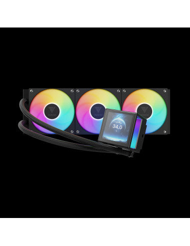 GAMDIAS DISSIP LIQUIDO CHIONE P5-360 3xFAN ARGB 3.4'' LCD 480*480 DISPLAY [CHIONE P5-360]