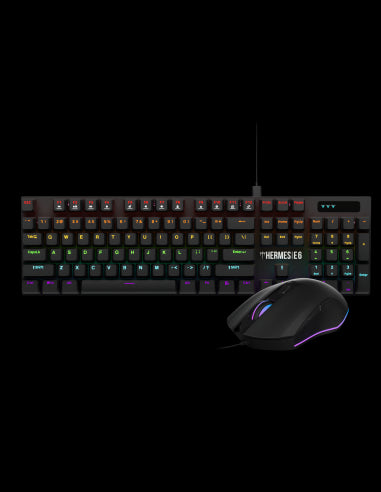 GAMDIAS KIT TAST + MOUSE HERMES E6 TAST MECCANICA E MOUSE OTTICO [HERMES E6]