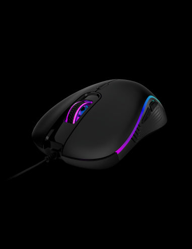 GAMDIAS MOUSE GAMING AURA GS3 LUCI MULTIC 6*KEYS 3600DPI ERGONOMIC [AURA GS3]