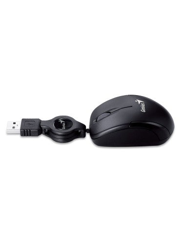 GENIUS MOUSE USB MICRO TRAVELER V2 FILO RETRATTILE BLACK [31010125105]