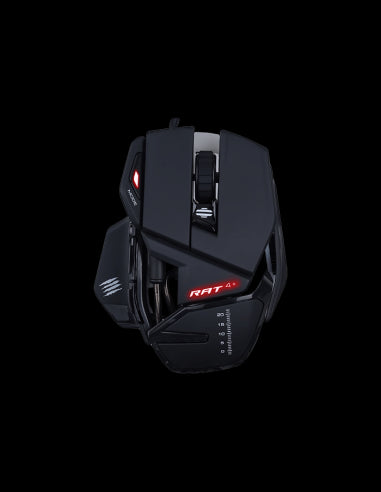 MAD CATZ GAMING MOUSE R.A.T. 4+ BLACK OTTICO 7.2K DPI 7xPUL PRG [MR03MCINBL000-0]