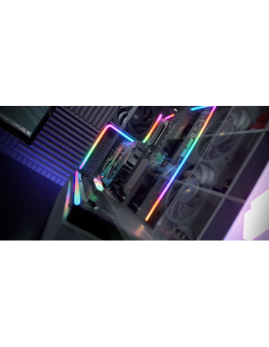 MARS GAMING LED STRIP RGB MLT-TWO 2x400mm ARGB HUB & MB COMP [MLT-TWO]