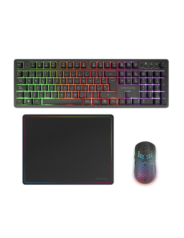 MARSGAMING GAMING TASTIERA+MOUSE+PAD MCPWXIT WIRELESS NERA [MCPWXIT]