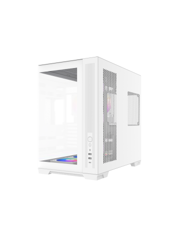 SAMA MID TOWER V52 WHITE 2*TG 7*FAN 120mm ARGB PWM [V52-WHADA7X1-GL]