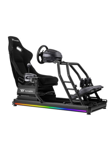 THERMALTAKE SEDUTA GSC/GR500 RACING SIMULATOR ALLUMINIO & ACCIAIO [GSC-R50-CPASBB-01]