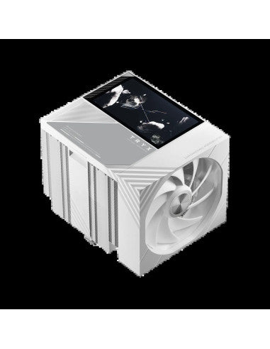 TRYX RAFF CPU TURRIS T620 IPS 5.0-Inch DISPLAY DUAL TOWER 120mm WHITE [H-T620N-DM2M-G0W]